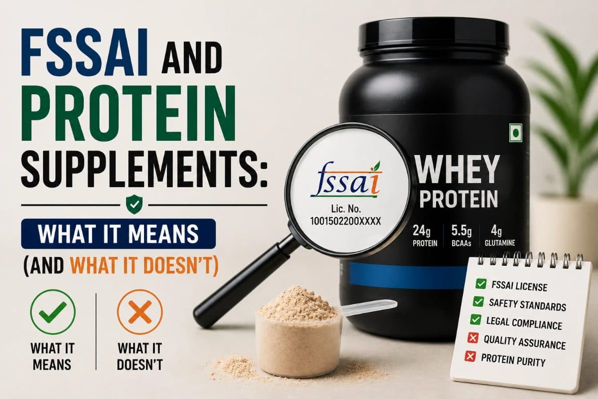 FSSAI and Protein Supplements: What It Means (And What It Doesn't)