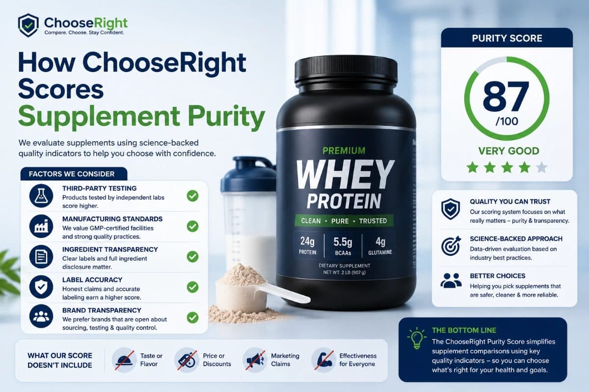 How ChooseSahi Scores Supplement Purity