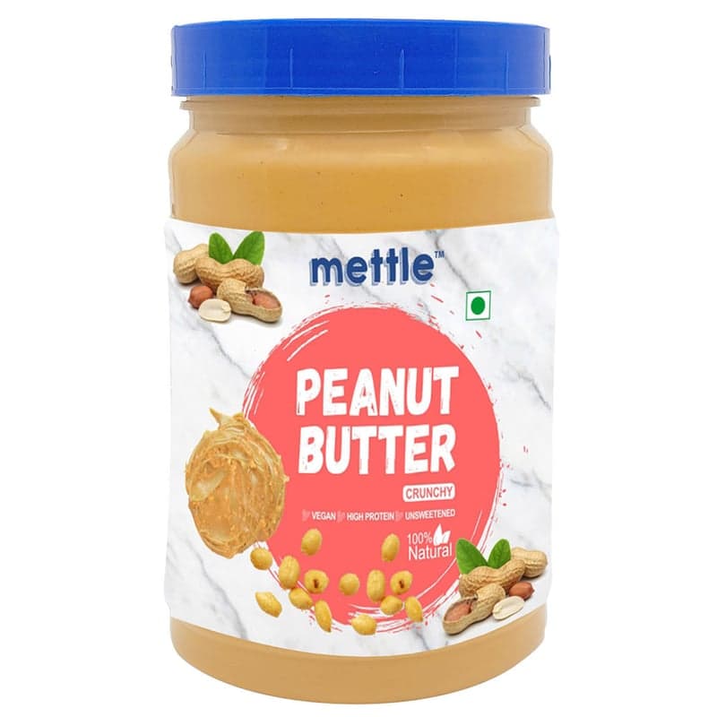 Mettle 100% All Natural Peanut Butter, 0.907 kg Crunchy