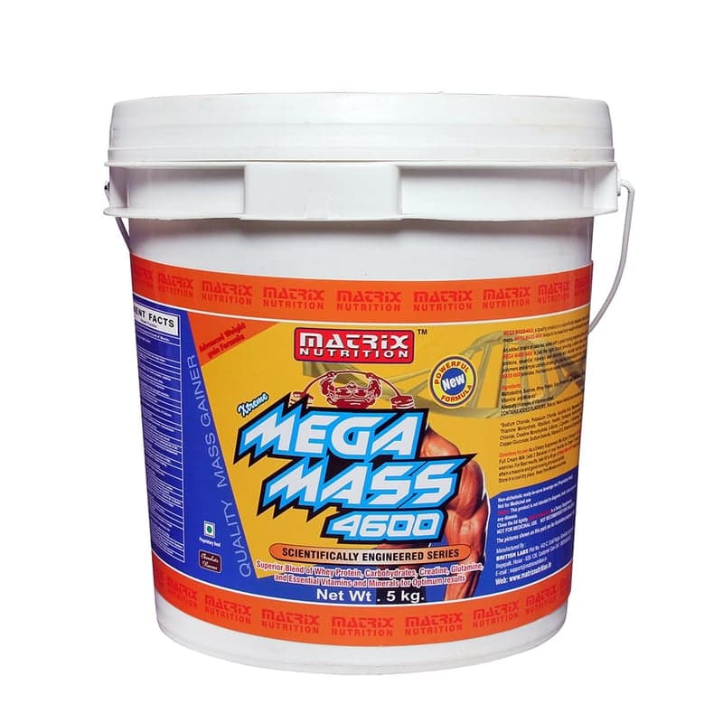 Matrix Nutrition Mega Mass 4600, 11 lb Chocolate