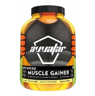 Avvatar Advanced Muscle Gainer, 6.6 lb Banana Magic