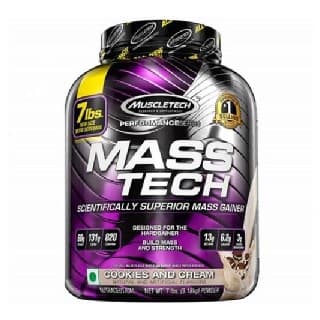 MuscleTech Mass Tech Performance Series, 7 lb Cookies & Cream