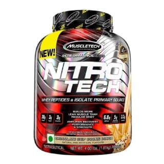 MuscleTech NitroTech Performance Series, 4 lb Chocolate Chip Cookie Dough