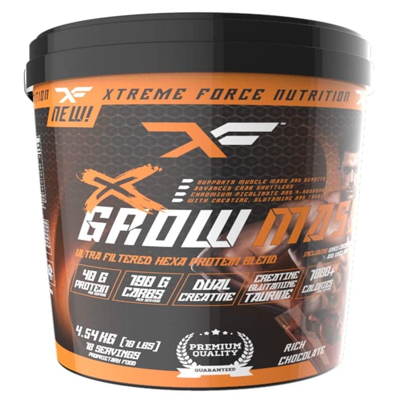 Xtreme Force Nutrition Grow X Mass, 10 lb Rich Chocolate