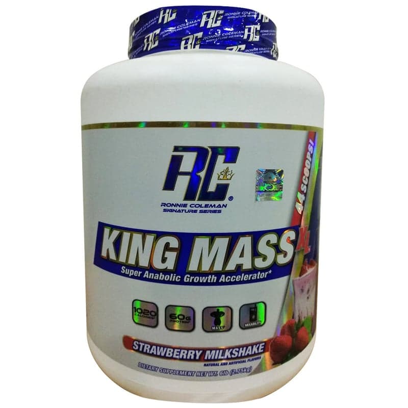 RONNIE COLEMAN King Mass , 6 lb Strawberry MilkShake