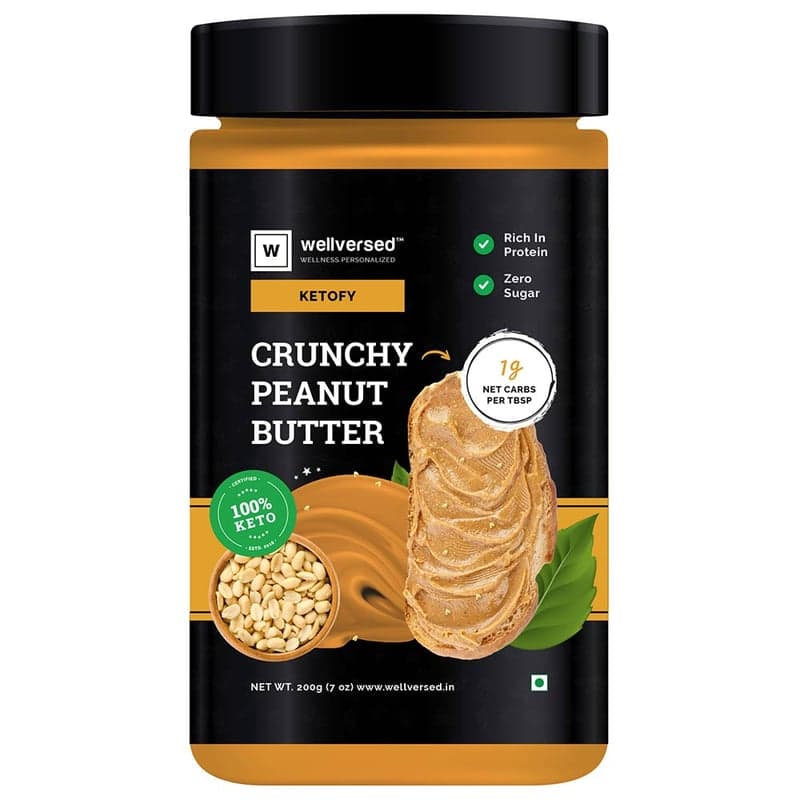 Ketofy Peanut Butter, 200 g Crunchy