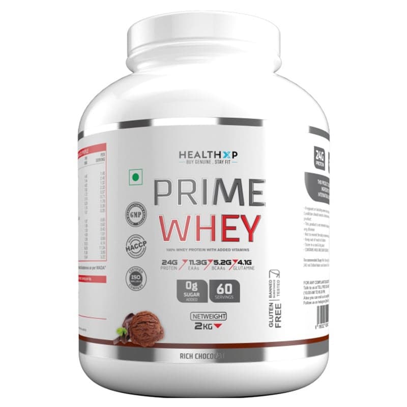 HealthXP Prime Whey, 4.4 lb Strawberry
