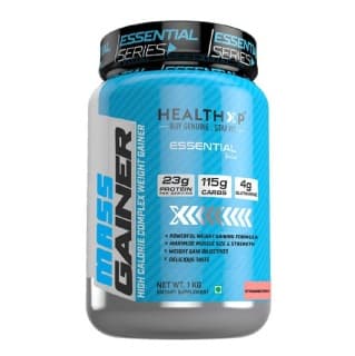 HealthXP Mass Gainer, 2.2 lb Strawberry