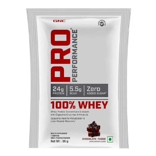 GNC Pro Performance 100% Whey Protein, 0.077 lb Chocolate Fudge