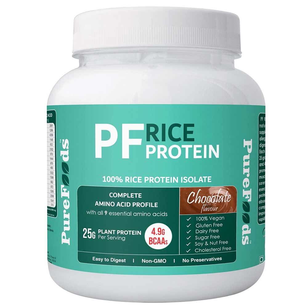 PureFoods PF Rice Protein, 1.76 lb Chocolate