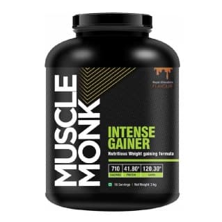 MuscleMonk Intense Mass Gainer, 6.6 lb Royal Chocolate by MuscleMonk