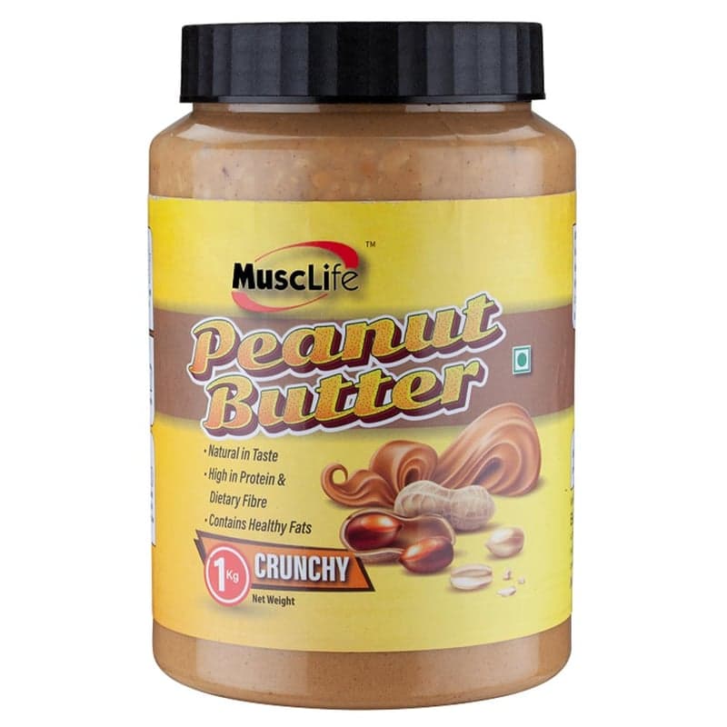 Musclife Peanut Butter, 1 kg Crunchy