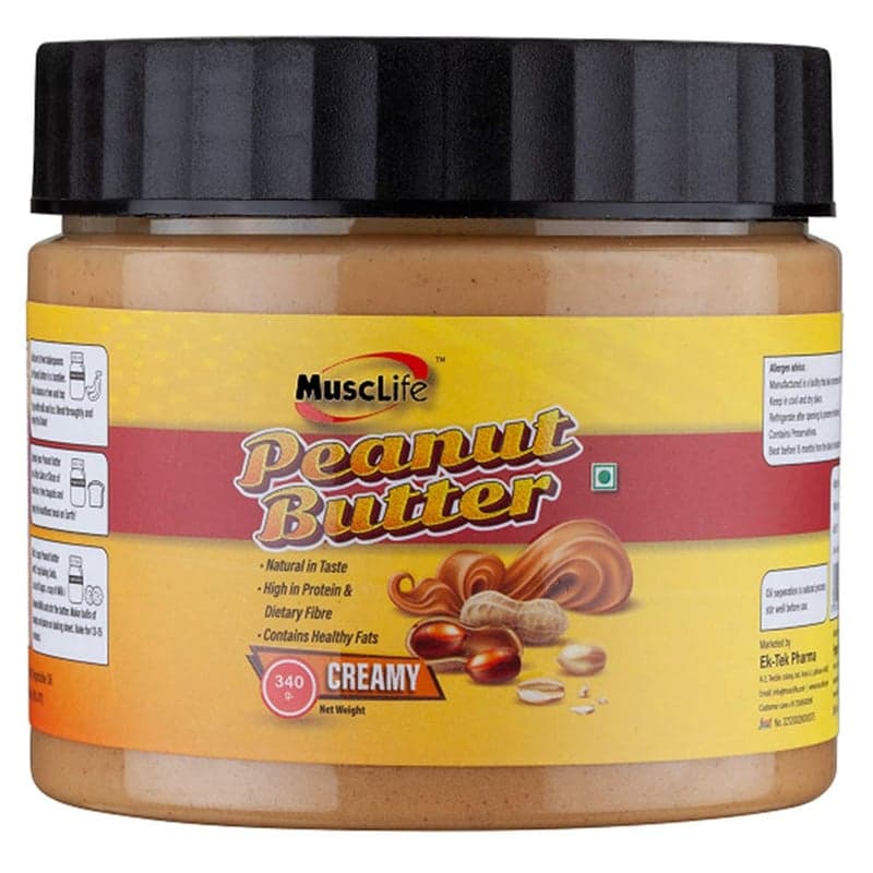 Musclife Peanut Butter, 0.340 kg Creamy