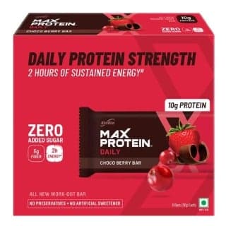RiteBite Max Protein Daily Bar (10g Protein), 6 bar(s) Choco Berry