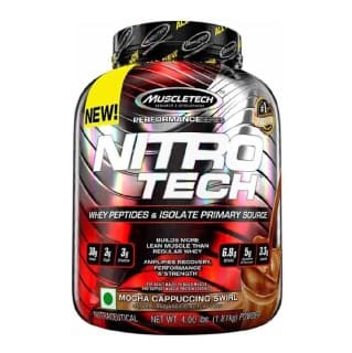 MuscleTech NitroTech Performance Series, 4 lb Mocha Cappucino Swirl