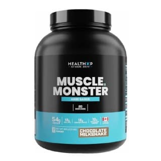 HealthXP Muscle Monster Mass Gainer, 6.6 lb Chocolate Milkshake