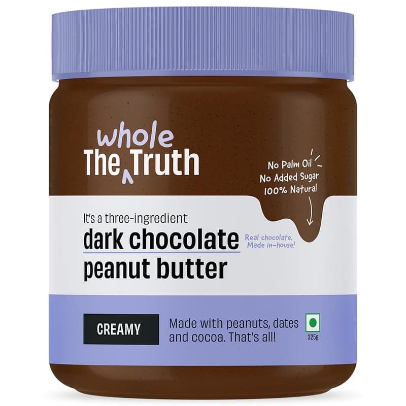 The Whole Truth Dark Chocolate Peanut Butter, 325 g Creamy