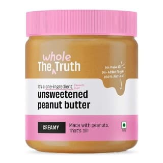 The Whole Truth Unsweetened Peanut Butter, 325 g Creamy
