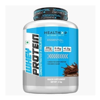 HealthXP 100% Whey Protein, 4.4 lb Chocolate Truffle