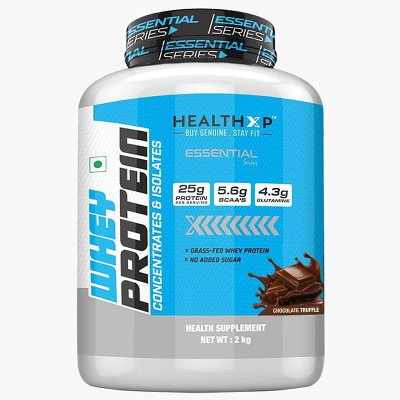 HealthXP 100% Whey Protein, 4.4 lb Chocolate Truffle
