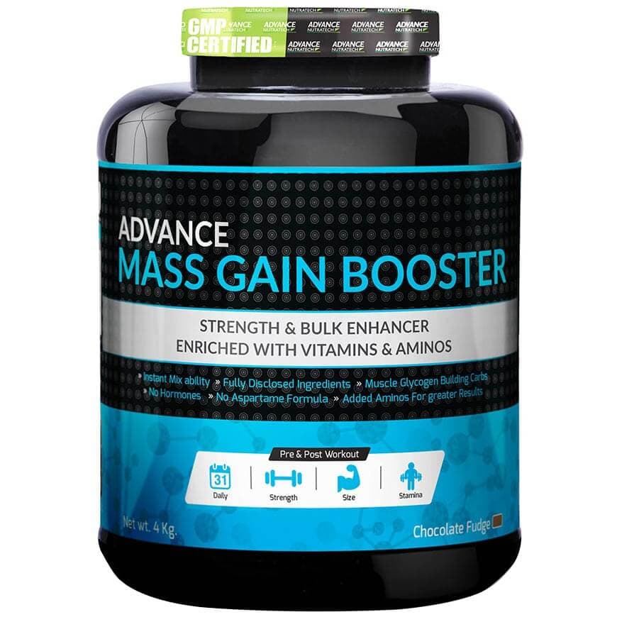 Advance Nutratech Mass Gain Booster, 8.8 lb Chocolate Fudge