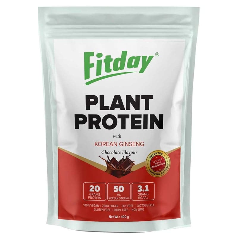 Fitday Plant Protein Powder, 0.88 lb Chocolate