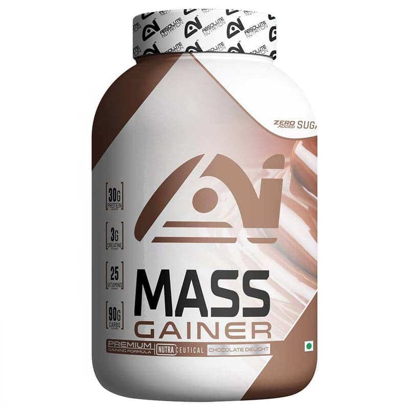 Absolute Nutrition Mass Gainer, 2.2 lb Chocolate Delight