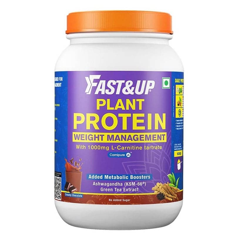 Fast & Up Plant Protein Weight Management, 1.98 lb Creamy Chocolate