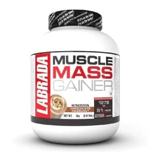 Labrada Muscle Mass Gainer, 6.61 lb Chocolate Hazelnut