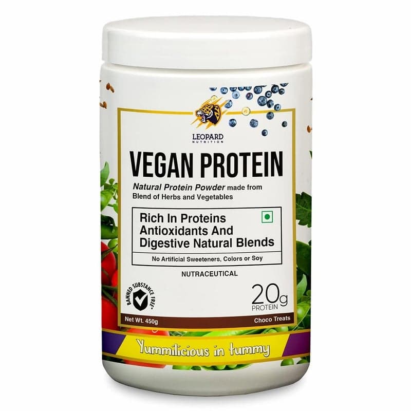 Leopard Nutrition Vegan Protein, 0.99 lb Choco Treats