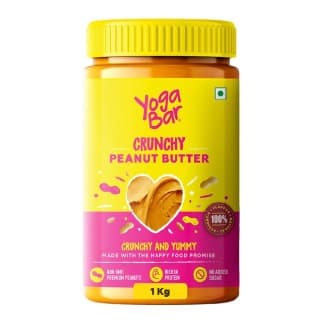 Yogabar Crunchy Peanut Butter, 1 kg Crunchy & Yummy
