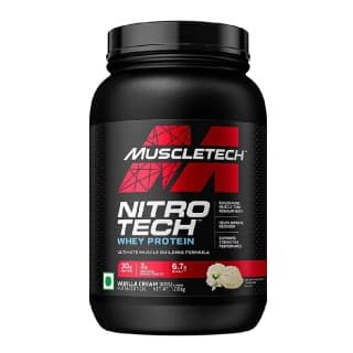 MuscleTech NitroTech Performance Series, 2.2 lb Vanilla Cream
