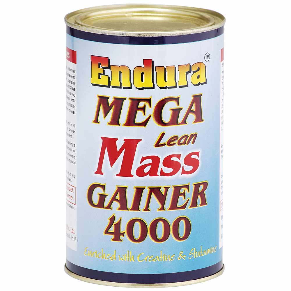 Endura Mega Lean Mass Gainer 4000, 1.1 lb Unflavoured