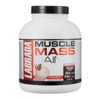 Labrada Muscle Mass Gainer, 6 lb Strawberry