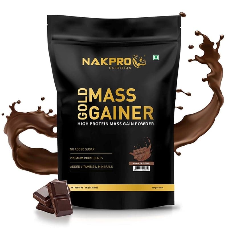 Nakpro Gold Mass Gainer, 2.2 lb Chocolate