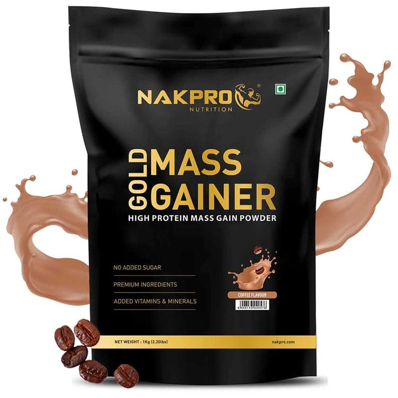 Nakpro Gold Mass Gainer, 2.2 lb Coffee