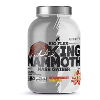 Big Flex King Mammoth Mass Gainer, 6.6 lb Strawberry Banana by Big Flex