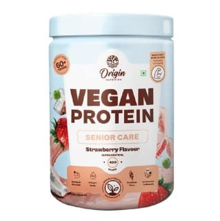 Origin Nutrition Senior Care Vegan Protein, 0.88 lb Strawberry