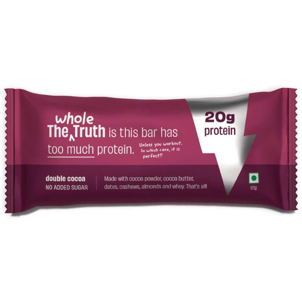 The Whole Truth High Protein Bar 20g, 5 bar(s) Double Cocoa