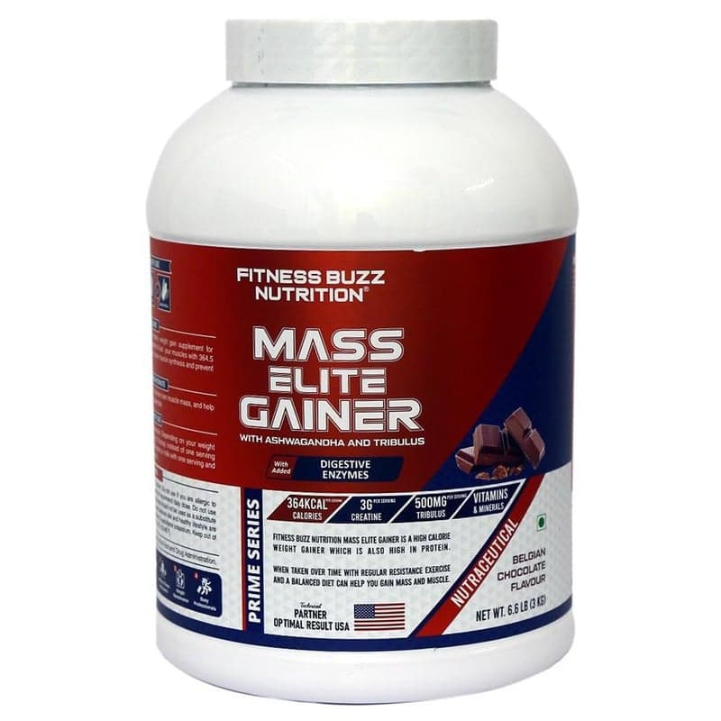 FB Nutrition Prime Series Mass Elite Gainer, 6.6 lb Belgian Chocolate