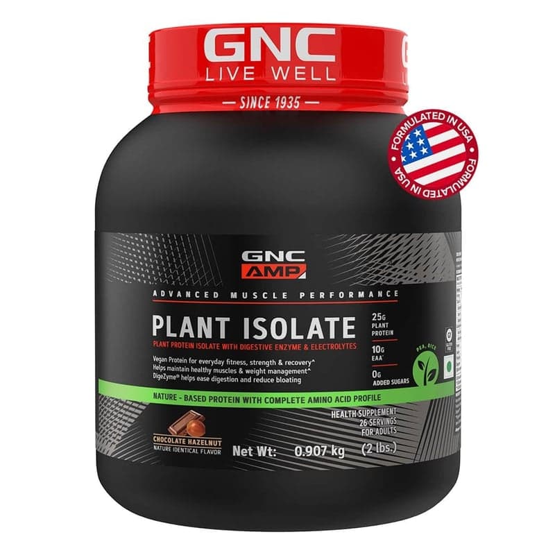 GNC AMP Plant Isolate, 2 lb Chocolate Hazelnut