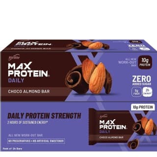 RiteBite Max Protein Daily Bar (10g Protein), 24 bar(s) Choco Almond