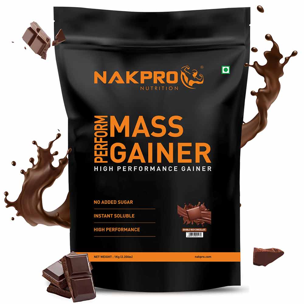 Nakpro Perform Mass Gainer, 2.2 lb Double Rich Chocolate