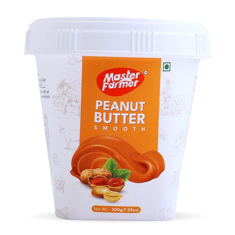 Master Farmer Peanut Butter, 200 g Smooth