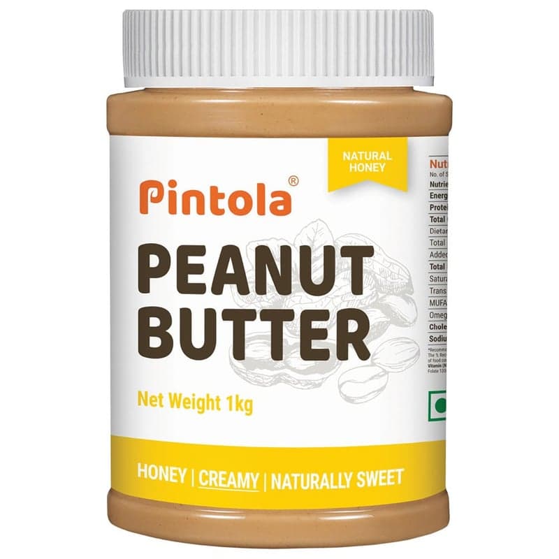 Pintola Honey Peanut Butter, 1 kg Creamy