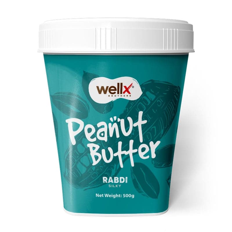 WellX Peanut Butter, 500 g Rabdi Silky