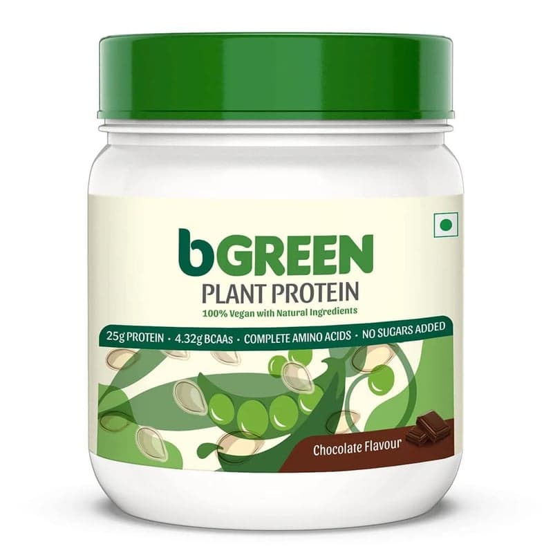 bGREEN Plant Protein, 1.1 lb Chocolate (Jar)