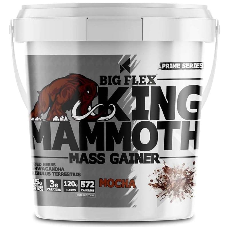 Big Flex King Mammoth Mass Gainer, 11.02 lb Mocha