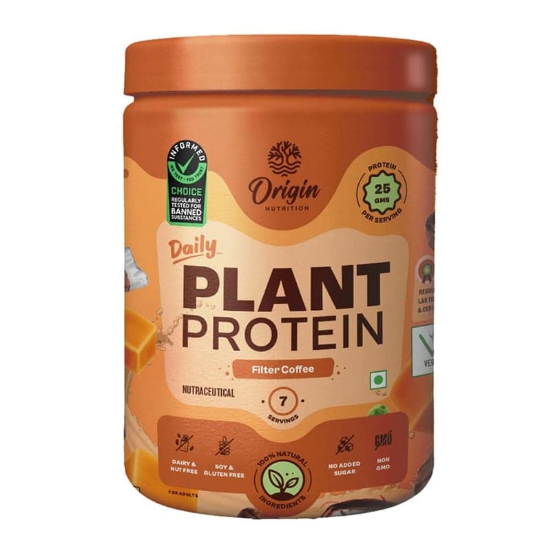 Origin Nutrition Daily Plant Protein, 0.62 lb Filter Coffee