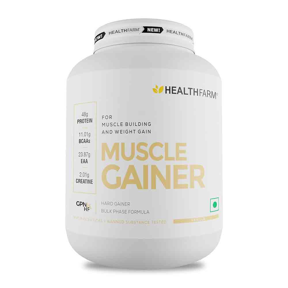 Healthfarm Muscle Gainer, 6.6 lb Vanilla